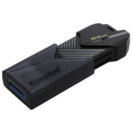 Kingston DataTraveler Exodia Onyx Memoria USB 64GB - USB 3.2 Gen 1 - Enganche para Llavero - Color Negro (Pendrive)