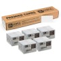 Zebra Pack de 500 Tarjetas de PVC Originales Imprimibles Blancas - Formato CR-80 86x54mm - 104523-111