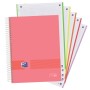 Oxford Europeanbook 5 Oxford & You Pack de 5 Cuadernos Espiral Formato A4+ Cuadriculado 5x5 - 120 Hojas Microperforadas con 4 Ta