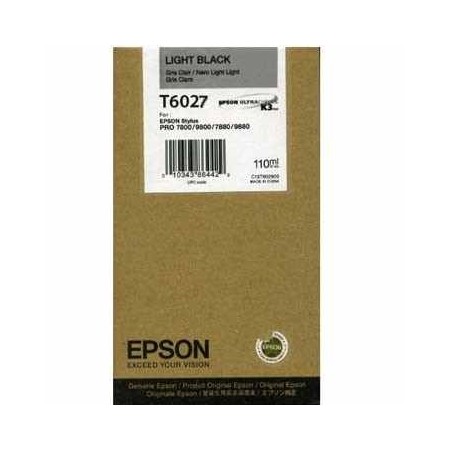 Epson T6027 Negro Light Cartucho de Tinta Original - C13T602700