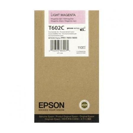 Epson T602C Magenta Light Cartucho de Tinta Original - C13T602C00