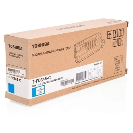 Toshiba T-FC34EC Cyan Cartucho de Toner Original - 6A000001809