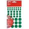 Apli Gomets Adhesivo Removible - 864 Gomets por Bolsa - Diferentes Colores, Formas y Tamaños - Desarrollo de Habilidades - Norma