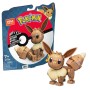 Mattel Mega Construx Wonder Builders Pokemon Eevee - Figura de Construccion - Tamaño 10cm aprox. - 215 Piezas