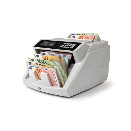 Safescan 2465-S Contadora de Billetes - Puede Contar Billetes de Euro Mezclados - Capacidad hasta 300 Billetes - 1000 Billetes p