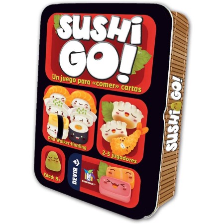Sushi Go Juego de Cartas - Tematica Gastronomia/Oriental - De 2 a 5 Jugadores - A partir de 10 Años - Duracion 15min. aprox.