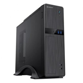 Unykach UK52112 Caja Torre MicroATX + Fuente de Alimentacion SFX 450W - Tamaño Disco Soportado 3.5", 2.5" - USB-A 3.2, USB-C y A