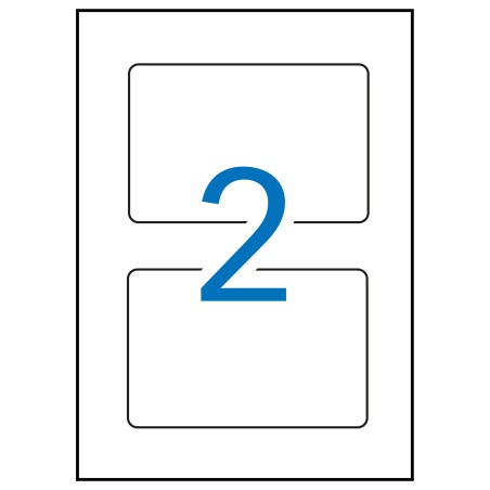 Apli Etiquetas Blancas Laminadas 150.0 x 100.0 10 Hojas