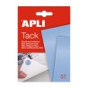 Apli Tack Masilla Azul 57g - Reutilizable - No Deja Residuos - Facil de Moldear Azul