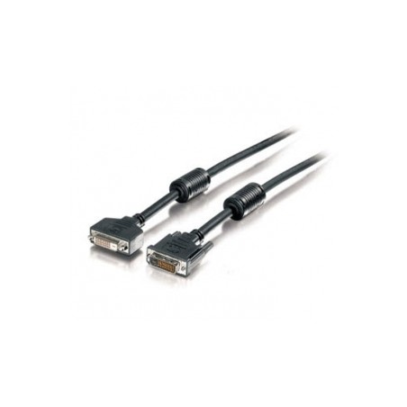 Equip Cable DVI-D  Macho a DVI-D Hembra - Admite 2048 x 1536 y Pantalla Ancha 1920 x 1200 - Longitud 3 m.