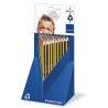 Staedtler Jumbo Noris 119 Expositor con 48 Lapices de Grafito Triangulares - Mina HB - Resistencia a la Rotura