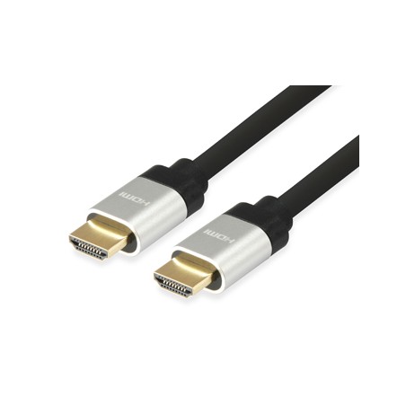 Equip Cable HDMI 2.0 Macho/Macho - Conectores de Aluminio - Soporta 3D y Canal de Retorno de Audio (ARC) - Anchura de Banda de h