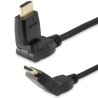 Equip Cable HDMI 2.0 Macho/Macho Acodable y Gitatorio 180º - Ancho de Banda hasta 18Gbps - Alta Velocidad con Ethernet - Longitu