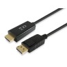 Equip Cable DisplayPort Macho a HDMI Macho - Soporta Resolucion de 4K / 30Hz - Longitud 2 m.