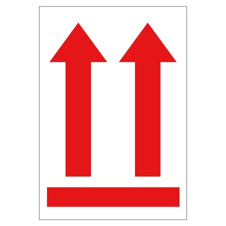 Apli Rollo Etiquetas Flecha Posicion Vertical 200 U.