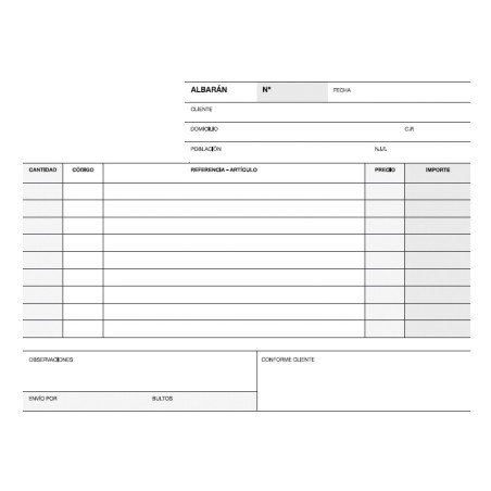 Apli Talonario Albaran 1/4 Apaisado Triplicado A-121 - 210x148mm - Copias Autocopiativas - Numeracion Secuencial - Papel Autocop