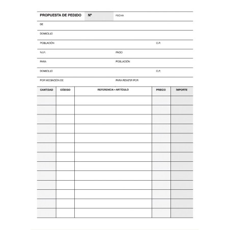 Apli Talonario Pedido 1/4 Natural Lito A-27 - Papel Autocopiativo - 25 Juegos por Talonario - Numeracion Secuencial - Tamaño 1/4