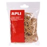 Apli Gomas Elasticas de Caucho Natural - Ø 100 x 2mm - Gran Elasticidad y Resistencia - 1kg de Contenido