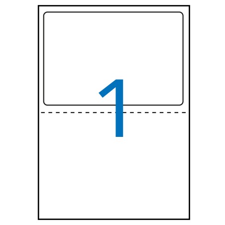 Apli Etiquetas Blancas Integradas 182.0 x 120.0mm 20 Hojas