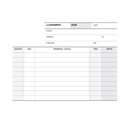 Apli Talonario Entrega 1/8 Apaisado Triplicado - 210 x 148mm - Copias Autocopiativas - Numeracion Secuencial - Papel Autocopiati