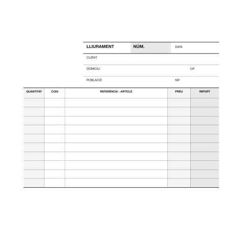 Apli Talonario Entrega 1/8 Apaisado Triplicado - 210 x 148mm - Copias Autocopiativas - Numeracion Secuencial - Papel Autocopiati