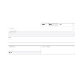 Apli Talonario Recibo 1/3 Apaisado Duplicado A-60 - Papel Autocopiativo - Numeracion Secuencial - 3 Copias - Blanco