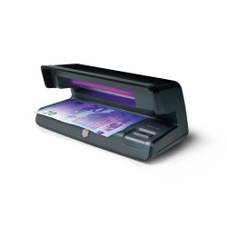 Safescan 50 Detector de Billetes Falsos UV - Reflector Integrado - Apto para Pasaportes, Documentos de Identificacion y Tarjetas