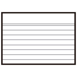 Apli Fichas Rayas Nº1 95x65mm 100U - Ideal para Organizar y Clasificar - Resistente y Duradero - Multicolor