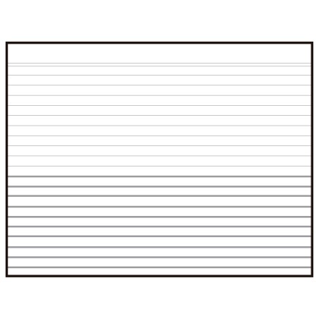 Apli Fichas Rayas Nº5 215x160mm - Resistente y Duradero - Ideal para Organizacion - Blanco y Negro