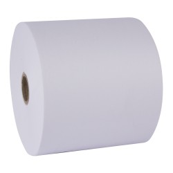 Apli Papel Electra Rollo - 57x65x12mm - Resistente al Agua y al Desgarro - Ideal para Etiquetas y Señalizacion - Blanco