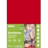 Apli Cartulina Roja A4 170g 50 Hojas