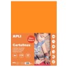 Apli Cartulina Naranja Fluorescente A4 170g 50 Hojas