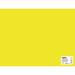 Apli Cartulina Amarillo Fluorescente 50 x 65cm 170g 25 Hojas