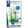 Staedtler 146 10C Pack de 12 Lapices de Colores Acuarelables - Resistentes a la Rotura - Colores Surtidos