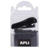 Apli Grapadora Pocket Negra - Tamaño de 56mm para Grapas Nº10 - Capacidad de Unir hasta 20 Hojas de Papel - Diseño Compacto y Li