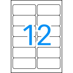 Apli Etiquetas Blancas Resistentes Intemperie 99.1 x 42.3mm 20 Hojas