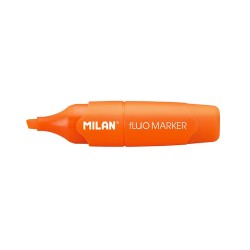 Milan Capsule Marcador Fluorescente - Punta Biselada 2 - 4mm - Color Naranja