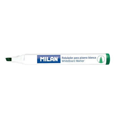 Milan Rotuladores para Pizarra Blanca con Punta Biselada - Punta 1 - 4 mm - Tinta a Base de Alcohol - Borrable en Seco - Color V