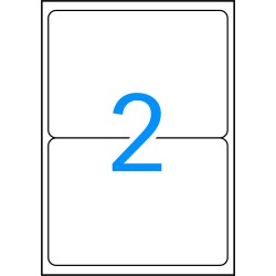 Apli Etiquetas Blancas Resistentes Intemperie 199.6 x 143.5mm 20 Hojas