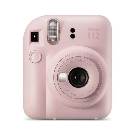 Fujifilm Instax Mini 12 Blossom Pink Camara Instantanea - Tamaño de Imagen 62x46mm - Flash Auto - Exposicion Automatica - Mini E