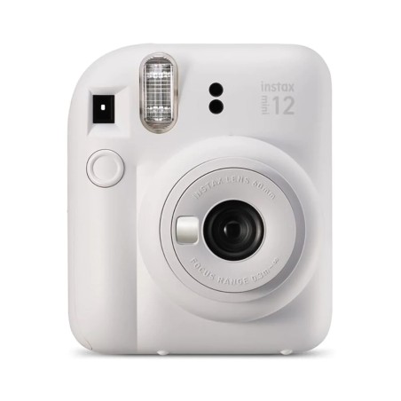 Fujifilm Instax Mini 12 Clay White Camara Instantanea - Tamaño de Imagen 62x46mm - Flash Auto - Exposicion Automatica - Mini Esp