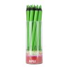 Apli Lapices Jumbo Fluor Verde - Triangulares de 5mm - Mejor Sujecion y Cobertura - Pack de 18 Unidades - Formato para Expositor