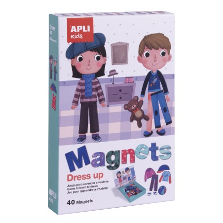 Apli Magnet Dress Up - Sin Medida - Juego de Imanes para Vestir Muñecas