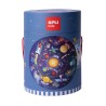 Apli Puzzle Circular del Sistema Solar - Tamaño Ø50 cm - 48 Piezas - 2mm de Grosos