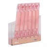 Apli Subrayadores Caramelo Rosa - Doble Punta: 5mm Plana y 2mm Redonda - Refill Pack de 6 - Ideal para Agendas, Libretas y Calen