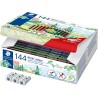 Staedtler Noris Colour 185 Pack de 144 Lapices Hexagonales de Colores - Resistencia a la Rotura - Colores Surtidos