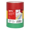 Apli Cinta de Señalizacion Adhesiva PVC 40x33mm 160?m - Desbobinado Silencioso - Adhesivo Solvente de Caucho Natural - Resistent