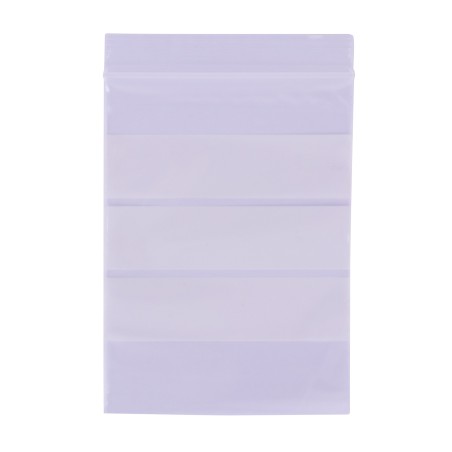 Apli Bolsas con Zip Auto Cierre Transparentes - 60 x 80mm - Material LDPE - Cierre Seguro y Facil Manipulacion - Uso Alimenticio