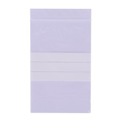 Apli Bolsas con Zip Auto Cierre Transparentes - 80 x 120mm - Material LDPE - Cierre Seguro y Facil Manipulacion - Aptas para Uso