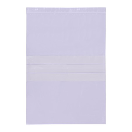 Apli Bolsas con Zip Auto Cierre Transparentes - 250 x 350mm - Material LDPE - Cierre Seguro y Facil Manipulacion - Uso Alimentic